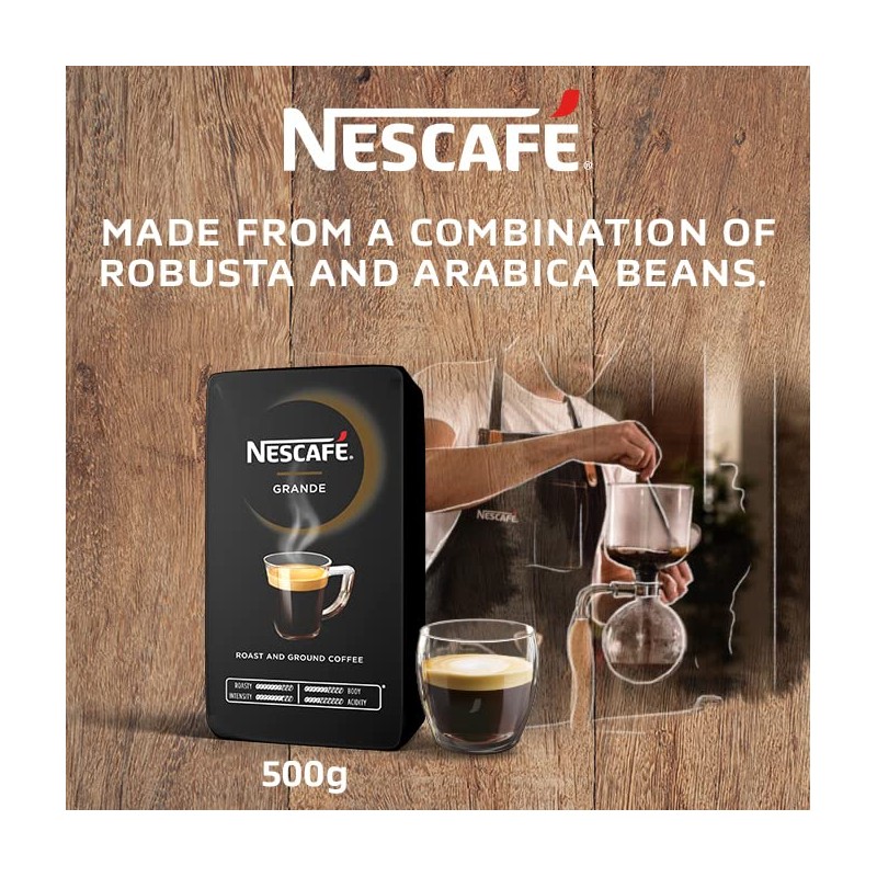 NESCAFÉ Grande Roast and Ground Filter Coffee 500g | Round-Bodied