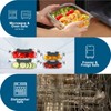 BAYZZ 10 Pack Glass Meal Prep Containers, Glass Food Storage