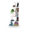 TREATLIFE HOME Modern 5 Tier Ladder Bookshelf Organizer for Small