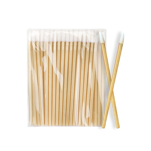 JITNGA Pack of 100 Lip Brushes, Disposable Lip Gloss Brush,