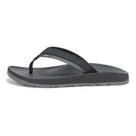 Chaco Men's Lowdown Leather FLIP Sandal, Black, 10