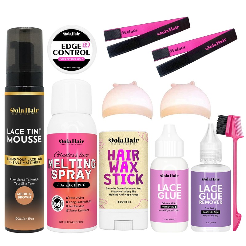 Dolahair Lace Glue Kit - Complete Set with Lace Tint