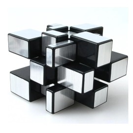 Speed cube 3x3x3 Mirror Cube 3x3x3  Puzzle Magic Cubes 3x3x3 Puzzle box original - Silver