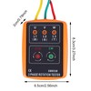SM-852B 3-Phase 60V~600V AC Sequence Order Rotation Indicator Tester 20Hz-400Hz