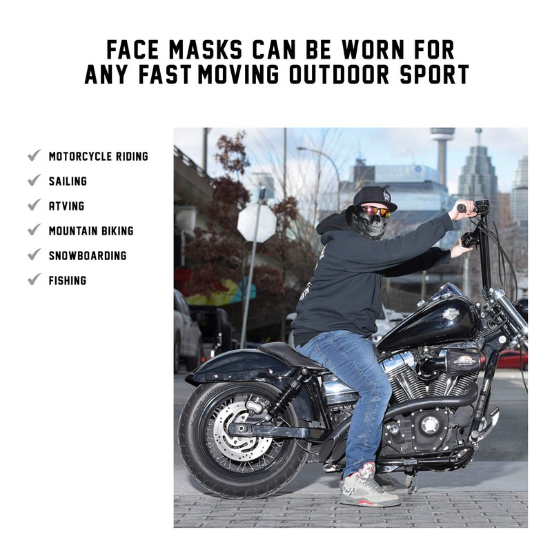 Multi-Color - Cold Weather Gaiter with Face Shielding UV Protection