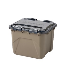 Gregory Alpaca 50L Waterproof Gear Organization/Camping Gear Box with Transparent Removeable Lid, Mirage Tan