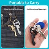 Cobee Keychain Bottle Opener Multi Tool, 2 Pieces 6 in