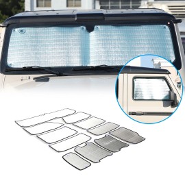 carmotion88 Car Full Window Sunshade Kit Privacy Sunvisor Trim For Ineos Grenadier 2020-2024