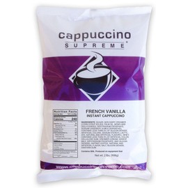 French Vanilla Instant Cappuccino Mix,Pack of 6