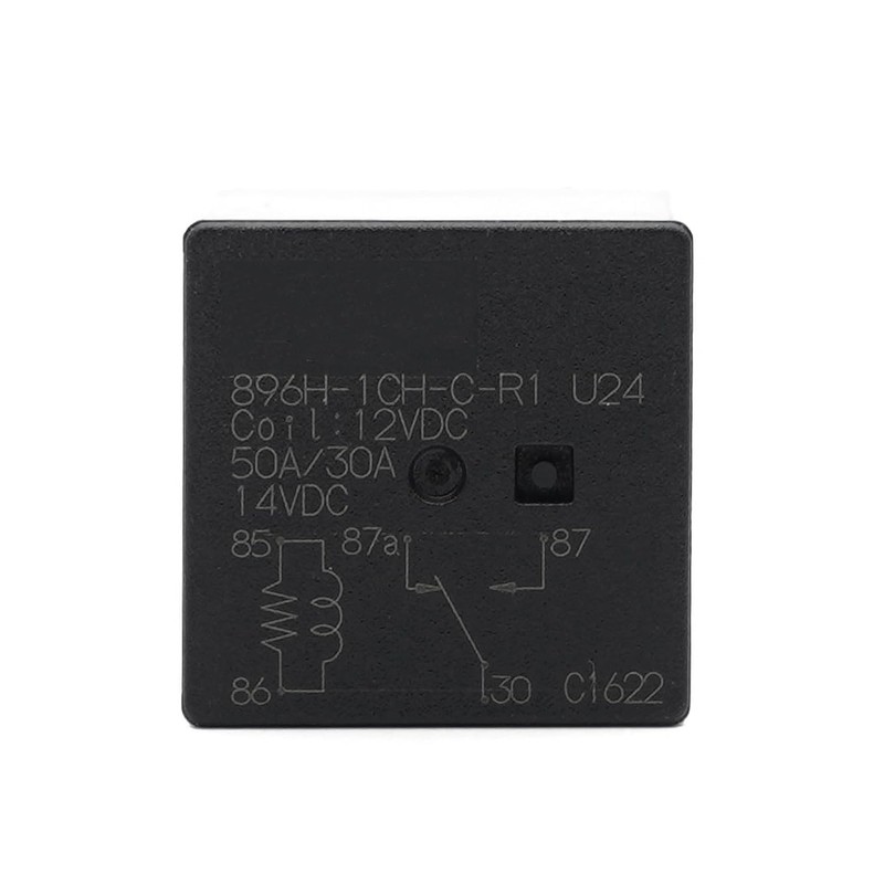 896H-1CH-C-R1 U24 12VDC 50A Automotive Mini Power Relays with Socket