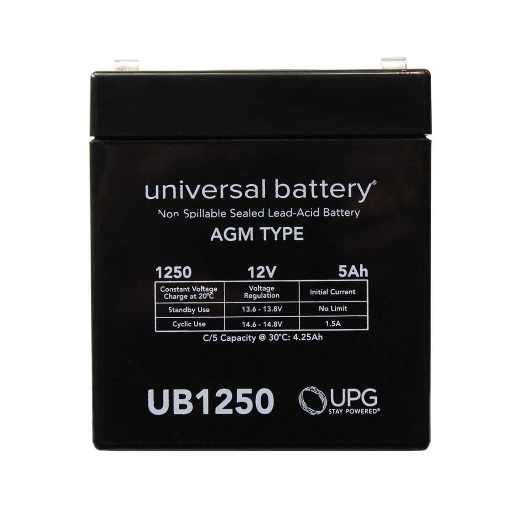 Universal Power Group New 12V 5AH SLA Battery Alarm Back Up Battery, Honeywell, GE, DSC