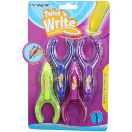 PenAgain Twist n Write Mechanical Pencils 14 Piece Set Assorted Colors for Kids