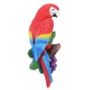 Wall Mounted Simulation Parrot Decor Hanging Hook Resin Craft Home