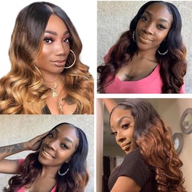 Fridnae Hair 18 20 22 Inch P27613 Bundles Ombre Body Wave Human Hair Bundles 613 Body Wave Bundles Two Tone Honey Blonde Mixed With 613 Blonde Highlight Bundles