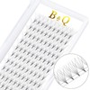B&Q Ready-to-Use Fan Eyelashes, 6D-C, 0.07-11, Pointed Base, Eyelash Extensions,
