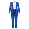 Conjunto de traje formal para niños de 4 piezas con