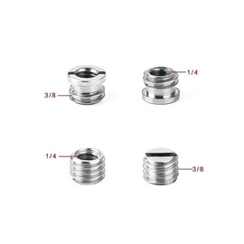 X10 Adapter D Thread 1/4" 3/8" Converter 1/4 Female 3/8 Male Screw for Tripod Camera - Adaptout French Brand