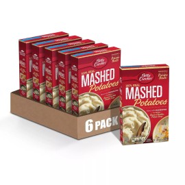 Betty Crocker Mashed Potato Buds Gluten Free 13.75oz Pack of 6 Quick Side Dish
