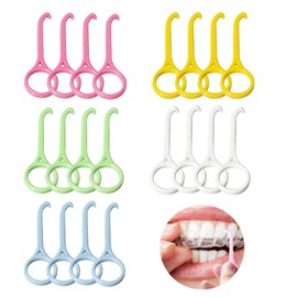 20 Pcs Aligner Removal Tool Retainer Remover Tool Aligner Tooth Hook Invisible Braces Remover Hook for Removing Invisible Braces Orthodontic Retainers Tooth Cleaning Oral Care (5Colors)