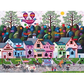 Buffalo Games - Silver Select - Charles Wysocki - Confection Street - 1000 Piece Puzzle