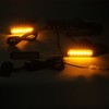 Justech 4x6LEDs Strobe Lights Amber Hazard Warning Beacon Lights Emergency