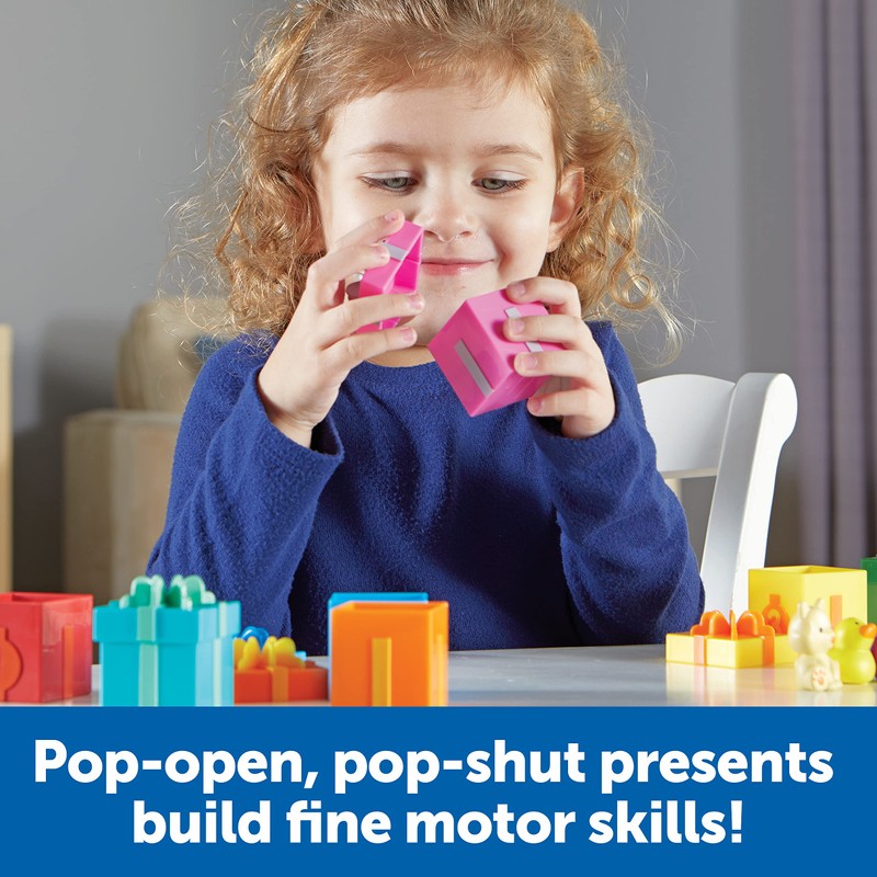 Learning Resources Counting Surprise Party - Toddler Montessori Toys, Stacking