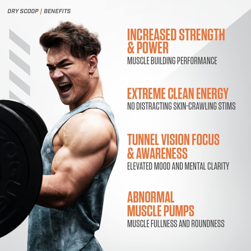 Dry Scoop Ballistic Supps Extreme Pre-Workout for Men and Women,