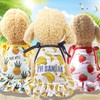 RIOSTUDIO Dog Clothes, For Spring/Summer, Mesh, Fruit Pattern Sleeveless, Banana