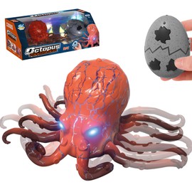OBEST Octopus Robot Children, Remote Controlled Eight-Claw Fish with Remote Control, Robot Children from 6 Years, Remote Control Eight-Claw Fish Toy
