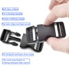 Buckle 1" Wide Inside, Quick Side Release Buckle for 1