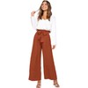FANCYINN Womens 2 Piece Crop Pants Set V Neck Wide
