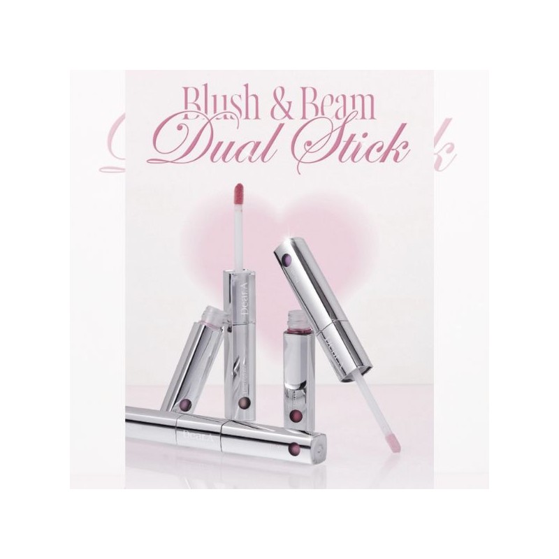 DEAR.A Blush & Beam Dual Stick 1.8g, Color:01 Nudy Rose