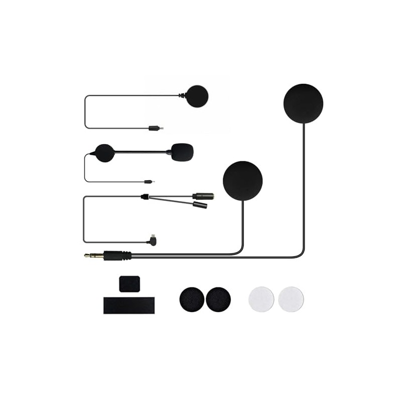 TNICER Helmet Speaker Set Compatible with New T2 Plus Models