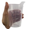 Medi-Inn+ Schnabelbecher Schabeltasse Trinkbecher 250 ml (Farbe: transparent, Öffnung: 12