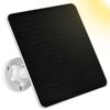 6W Solar Panel for Wyze Cam Outdoor,Compatible with Rechargeable Battery