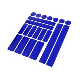 REPAIROCK 21pcs Blue Reflective Stickers Tape Waterproof Decals for Car Motorcycle Bicycles Trucks Auto Replacement Parts