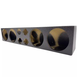Mega Bass Universal Speaker Panel 4x8" Tweters Speaker Pod Enclousure Box