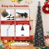 5FT Pop Up Christmas Tree with 90 LED Lights, Collapsible
