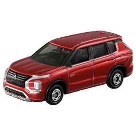 Takara Tomy Tomica No. 10 Mitsubishi Outlander PHEV (Blister Package), Mini Car, Airplane, Toy, Ages 3 and Up, Passed Toy Safety Standards, ST Mark Certified, TOMICA TAKARA TOMY
