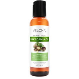 velona Macadamia Nut Oil 2 Fl Oz | 100% Pure and Natural Carrier Oil | Refined | Cooking, Skin, Hair, Body & Face Moisturizing | Use Today - Enjoy Results