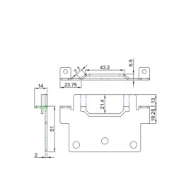 IKEA For Ikea Skorva Midbeam Bed Mounting Bracket X8 Camper Conversion Bracket 116791