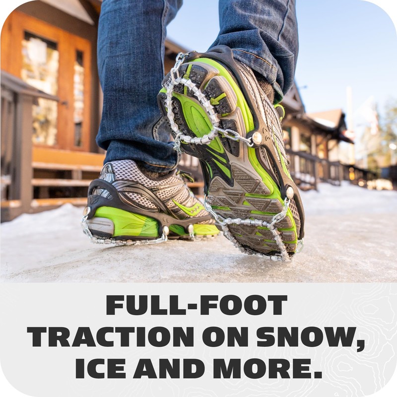 Yaktrax Diamond Grip All-Surface Traction Cleats for Walking on Ice