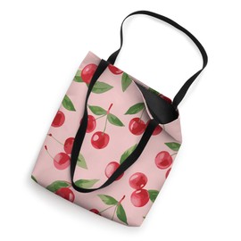 Trendy Design of Cute Cherry Pink Bow Coquette Tote Bag
