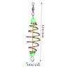Gatuida 24Pcs Luminous Olive Shape Fishing Bait Cages Durable Spring