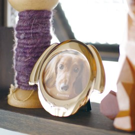 Coco Gold Dog Photo Frame, Interior Frame, Stylish, Gold, Dog, Dog, Pet, Dog