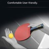 4 Star Table Tennis Racket Pimples-in Rubber Table Tennis Bat