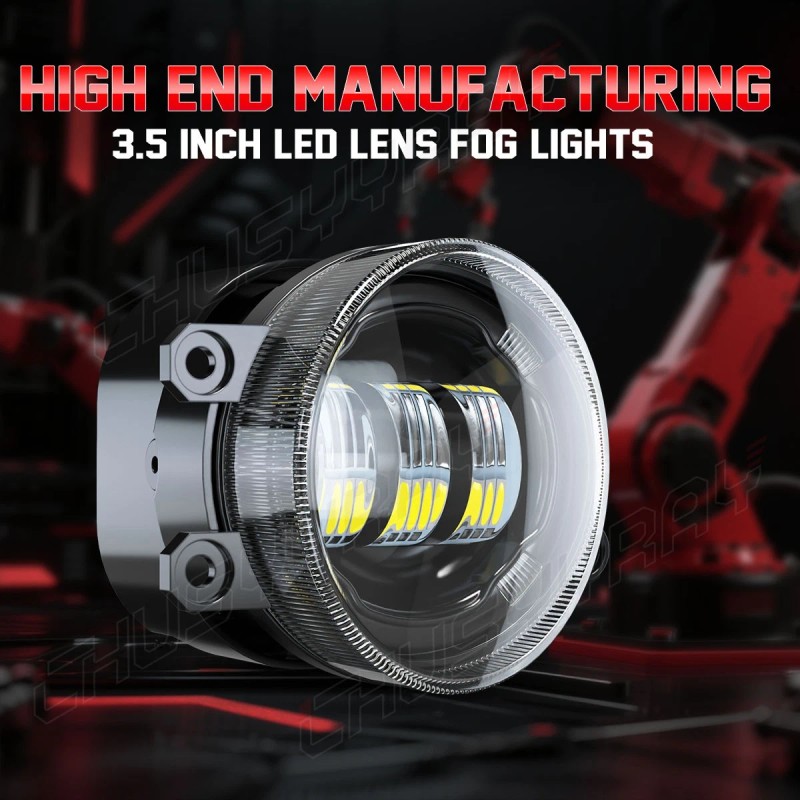 CHUSYYRAY Fit Toyota Highlander 2014-2020 Front Bumper LED Fog Lights