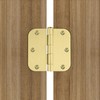 goldenwarm 30-Pack 3.5 Inch Door Hinges - Polished Brass Interior