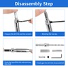 Self Centering Drill Bit Set 11/64",9/64",7/64", 5/64", for #10#8#6#4#2 Screws