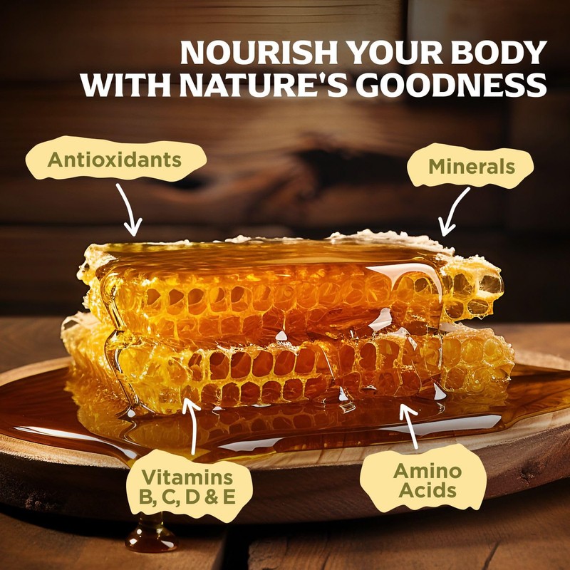 Jamie's Hive To Table 100% Raw Honeycomb, 12 Oz –